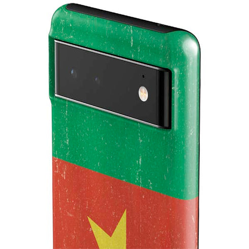 Cameroon Flag Distressed Google Pixel 6 Case